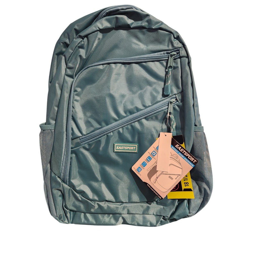 Eastsport Rocket Sport Backpack Sage Green 18.5 Inch Laptop Sleeve Padded Straps